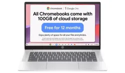 HP Chromebook 14a-nf0003na 14" computer portatile Intel N100 8 GB RAM 128 GB UFS argento NUOVO
