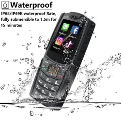 AGM M7 Rugged Smartphone impermeabile 4G Cellulare Tasti Grandi Telefonino 2SIM