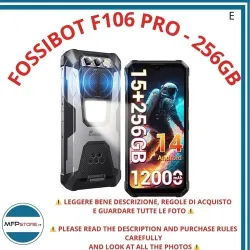 FOSSiBOT F106 Pro: Rugged Smartphone IP68, 12000 mAh, 48 MP, Android 14