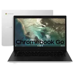 Samsung Galaxy Chromebook Go Intel® Celeron® N N4500 35,6 cm (14") HD 4 GB LPDDR4x-SDRAM 64 GB eMMC Wi-Fi 6 (802.11ax) ChromeOS Argento
