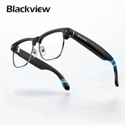 Blackview BV200 AI Smart Occhiali 8MP Fotocamera Traduzione Luce Blu UV BT 6.0