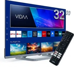 Saba SA32Q89VDA  Smart TV QLED 32 Full HD Serie Q89 VIDAA Tivusat Dolby Audio Ai