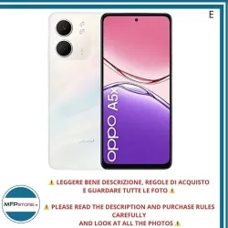 OPPO A5x 16,9 cm (6.67") Doppia SIM Android 15 4G USB tipo-C Bianco