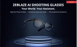 Ze Blaze Ai  Glasses Occhiali Smart Fotocamera Bluetooth Speaker Camera Chat GPT
