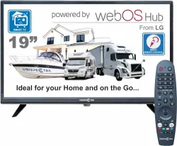 ® 19" Smart TV (webOS) 12V HDR LED 230V 24V Triplo sintonizzatore: satellitare,