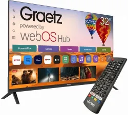 GRAETZ TV 32 POLLICI SMART LED HD GR32S1470 HDR10 WebOs 2.0 By LG BLUETOOTH 5.0