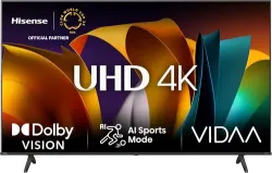 TV 50" 4K Ultra HD 50A6N, Smart TV VIDAA U7, Dolby Vision, HDR 10+, DTS Virtual: