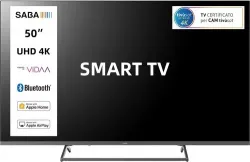 Saba Smart TV 50 Pollici 4K Ultra HD LED VIDAA Nero SA50KM10VDA