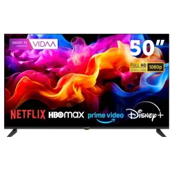 Televisore Kiano Elegance da 50 pollici, Smart TV VIDAA D-LED DVB-T2/S2 HDMI USB