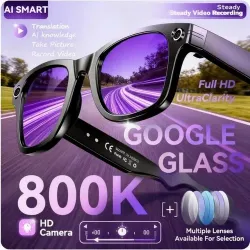 Occhiali registrazione video occhiali HD trasparenti Chat-GPT AI auricolare smart Bluetooth