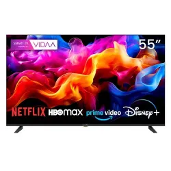 Televisore Kiano Elegance 55" Smart TV VIDAA D-LED DVB-T2/S2 HDMI USB PVR