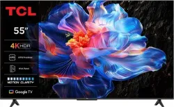 TCL Smart TV 55" 4K UHD LED Google TV Dolby Audio HDR10+ Classe E Nero 55P69K