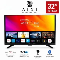 Smart TV 32" AIXI WEBOS HUB WIFI Bluetooth DVB-T2/S2 HD READY 6000 Film Gratis