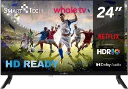 Smart Tech Smart TV 24 Pollici HD Ready LED Whale OS Nero 24HH01V