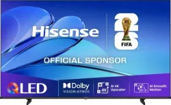 Hisense Smart TV 65" Display QLED 4K Ultra HD Sistema Vidaa Classe E Nero 65E78Q