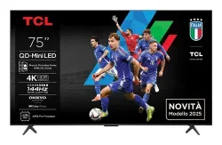 TCL Smart TV 75" 4K UHD QD-Mini LED Google TV Dolby Vision IQ & Atmos 75C69K