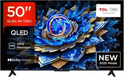 50T69C 50” QLED 60HZ, 4K HDR, Google TV, Smart TV((Dolby Vision & Atmos, Game Ma