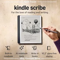 PENNA PREMIUM AMAZON KINDLE SCRIBE 32 GB 64 GB NUOVA 2024 DISPLAY RIDISEGNATO PREZZO AL PUBBLICO £ 399