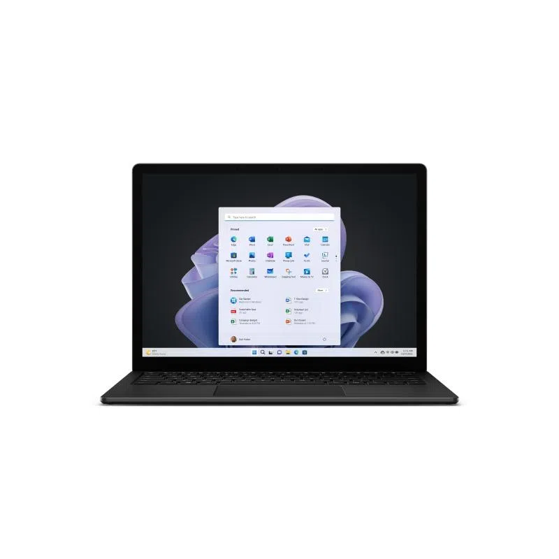 Microsoft surface laptop 5 15 touch i7-1255u ram 8gb-ssd 512gb nvme-iris xe graphics-win 11 home nero (rfb-00035)