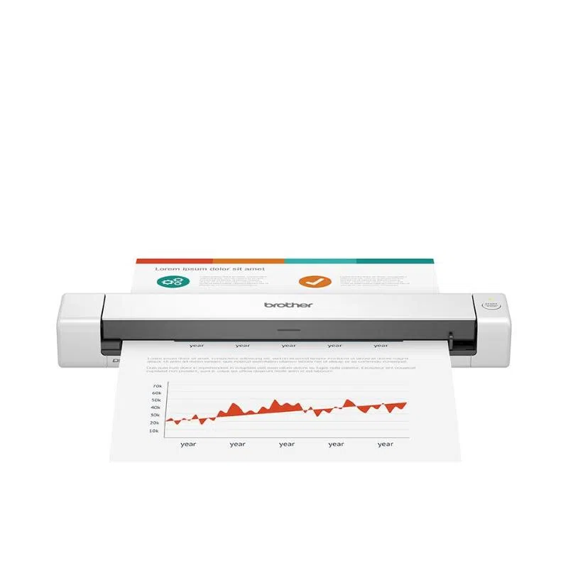 Brother ds640 scanner portatile a4, risoluzione 600x600dpi 15 ppm b-n e colore autoalimentato tramite usb — 2