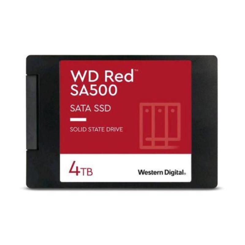 Western digital red sa500 ssd 4.000gb sata iii 2.5 lettura 560 mb/s scrittura 530 mb/s