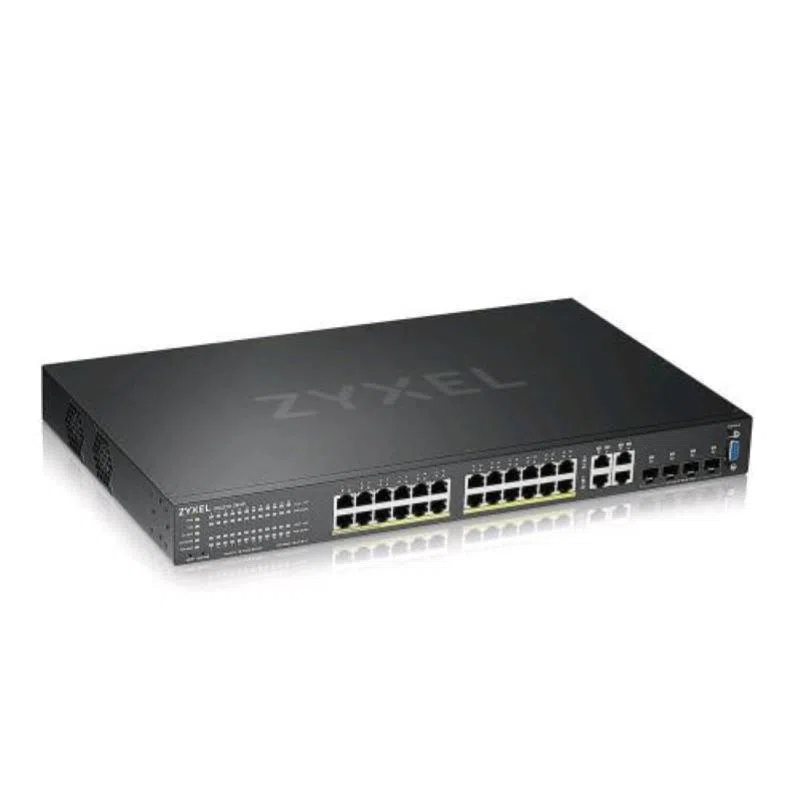 Zyxel gs2220-28hp-eu0101f switch di rete gestito l2 gigabit ethernet 10-100-1000 nero supporto power over ethernet — 2