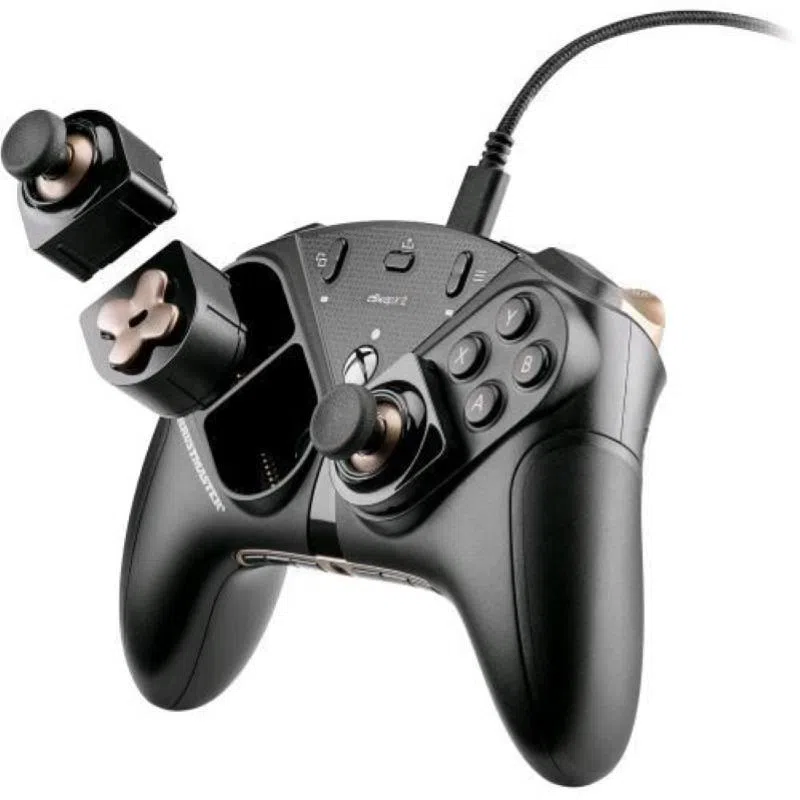 Thrustmaster eswap x2 gamepad modulare per xbox series x|s e pc pulsanti meccanici reattivi mini-stick precisi d-pad controller fighting professionale