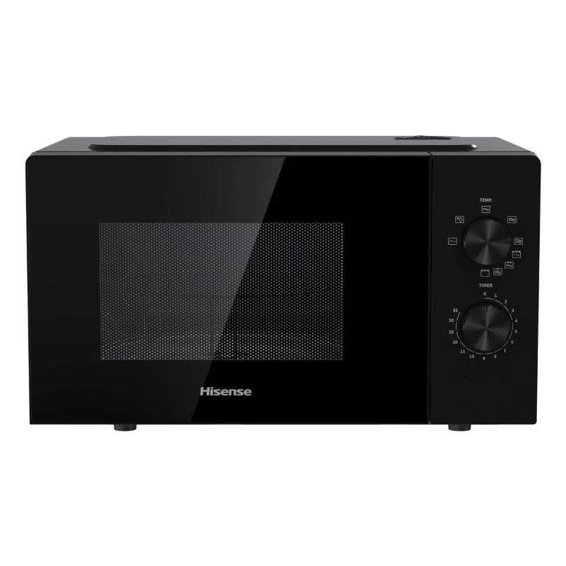Hisense h20mobp1g forno a microonde + grill 20 lt 700 w 900 con grill 5 livelli funzione sbrinamento nero