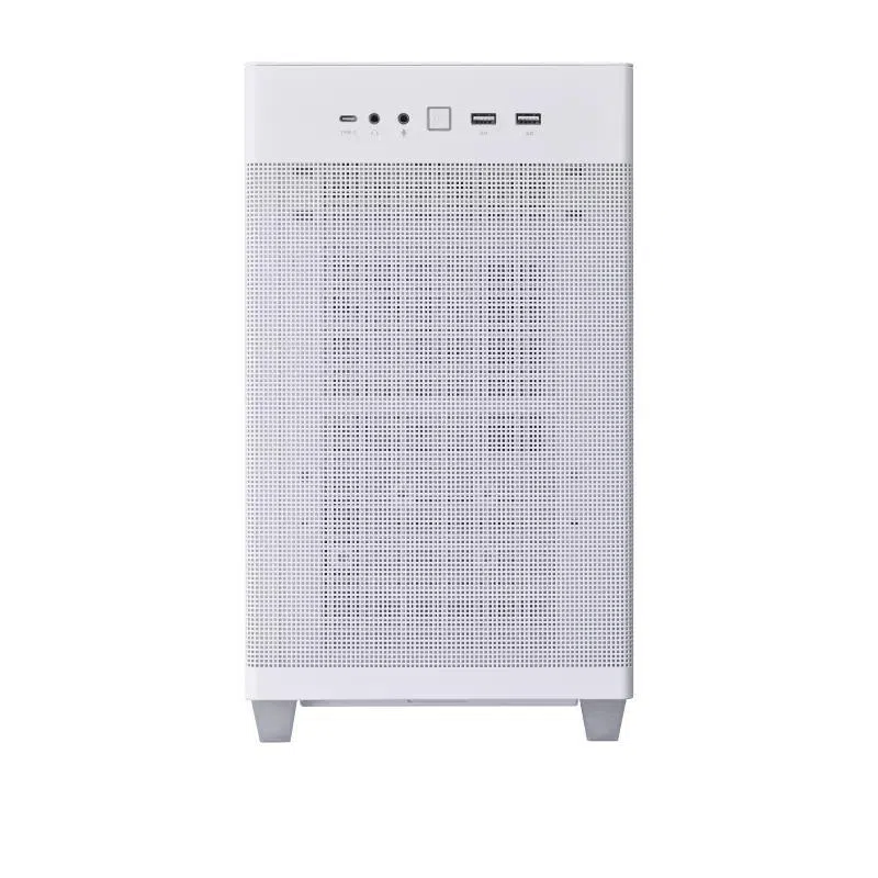 Asus prime ap201 tg, case micro-atx, 33 litri, pannelli tool-free, mesh quasi filtrante, supporto per dissipatori da 360 mm, compatibile con schede grafiche fino a 338 mm e psu atx standard, bianco — 2