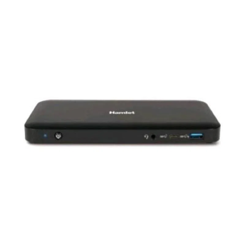 Hamlet hdocks600c docking station power delivery 85w triple display hdmi + 2xdp 4xusb 3.1 gen 2 usb type-c lan audio