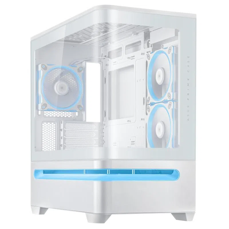 Asus case prime ap202 tg argb white — 2