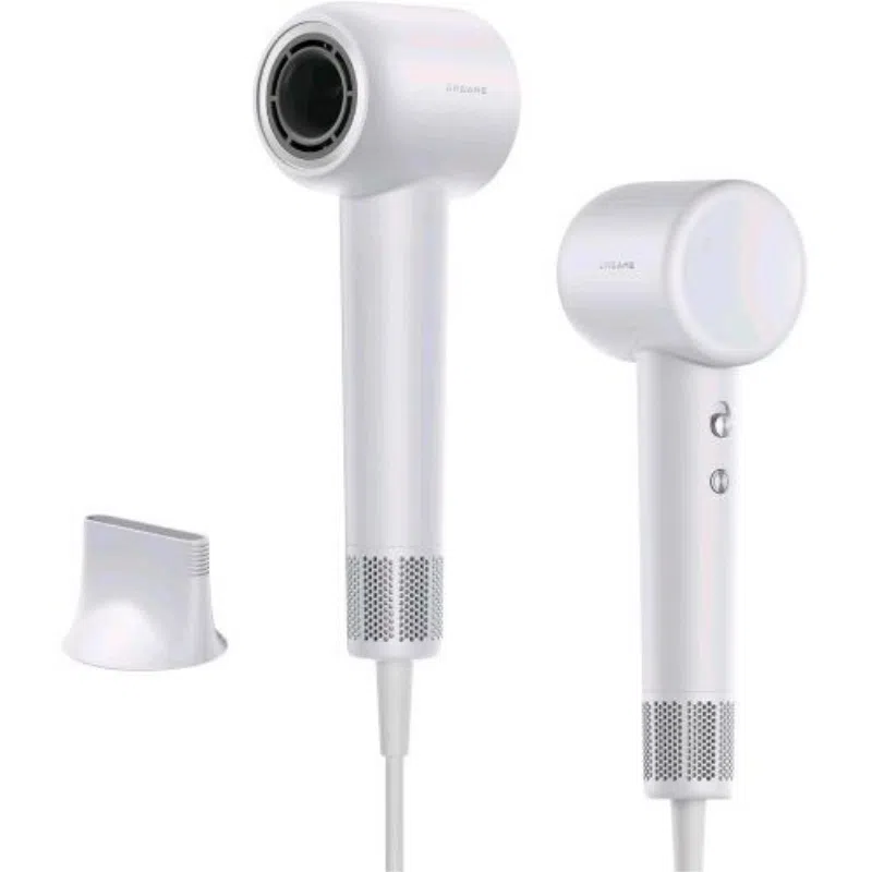 Dreame hair gleam asciugacapelli asciugatura rapida motore ad alta velocita` 110.000 giri/min velocita` flusso d`aria 65 m/s 4 livelli temperatura tecnologia a ioni negativi leggero grigio — 2