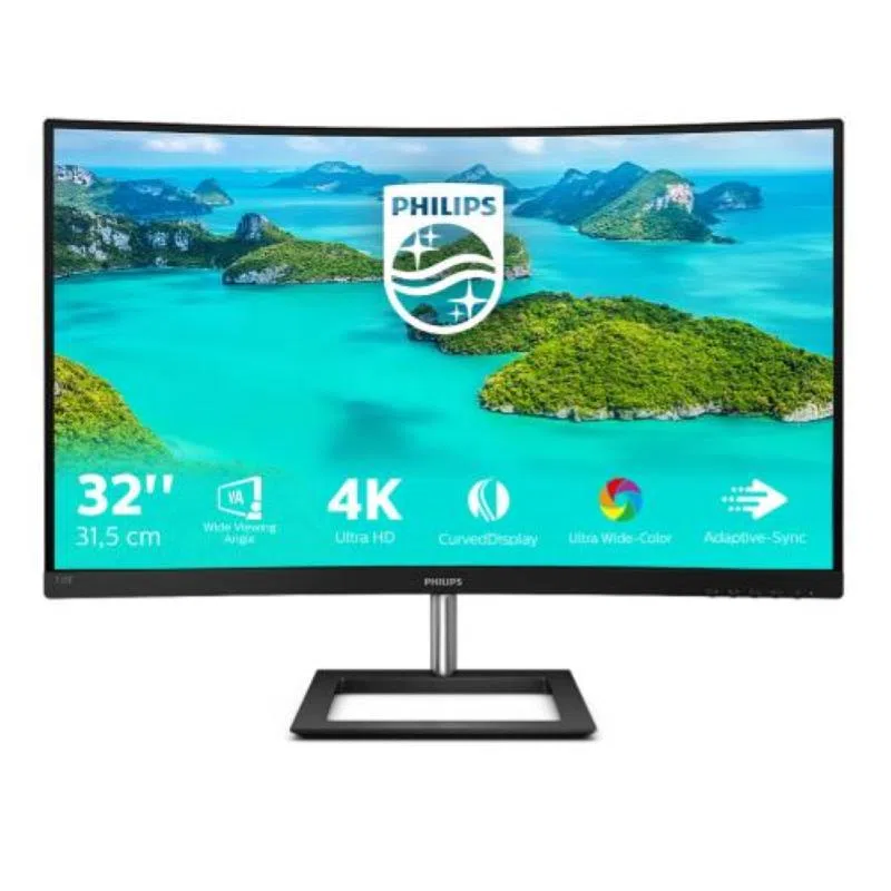 Philips monitor 31.5`` led va curvo 328e1ca - 00 3840 x 2160 4k ultra hd tempo di risposta 4 ms — 2