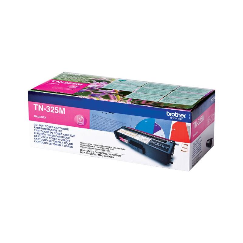 Brother tn-325m toner magenta per hl-4150cdn/hlò4140cn/mfc-9460cdn/mfc-9465cdn/dcp-9055cdn garanzia italia (tn-325m) — 2