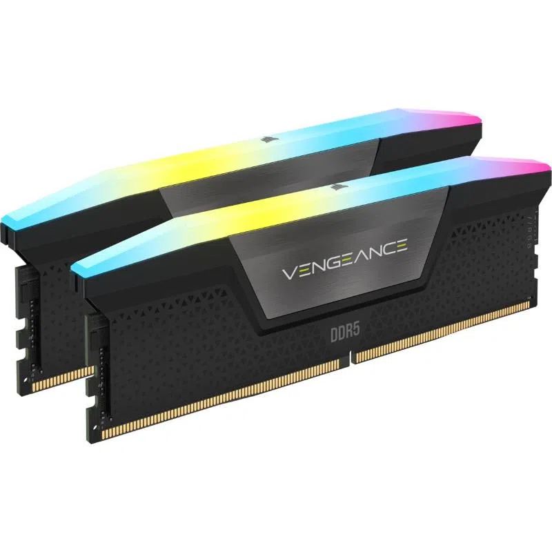 Corsair cmh32gx5m2b5600c40k vengeance rgb 32gb kit 2x16gb ddr5 5600mhz cl40 - memorie ram