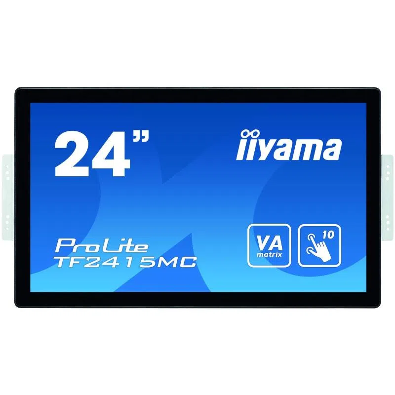 Iiyama prolite tf2415mc-b2 monitor pc 60,5 cm (23.8\) 1920 x 1080 pixel full hd lcd touch screen multi utente nero