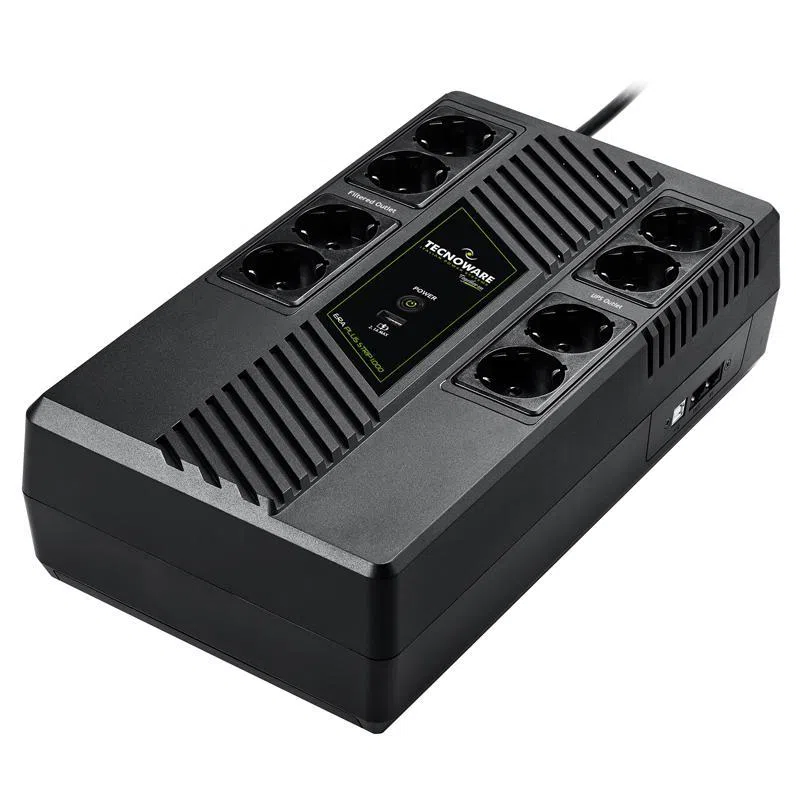 Tecnoware fgcerapls1002sch ups era plus strip 1000 1000va-700w line interactive con stabilizzatore — 2