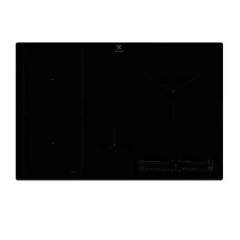 Electrolux kis82453i piano cottura a induzione 80 cm 4 zone funzione hob2hood piano in vetroceramica comandi touch nero
