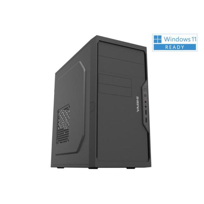 Yashi genio yy13216 mini tower intel pentium gold g6400 ram 8gb-ssd 256gbintel graphics-tastiera mouse-win 11 prof nero