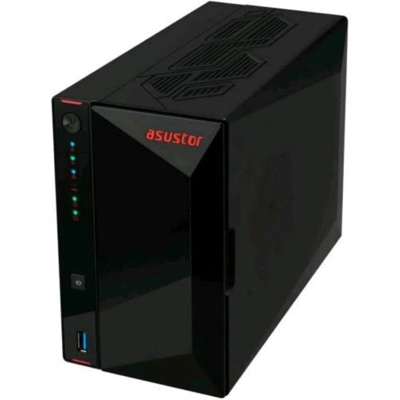 Asustor as5402t nas 2 baie quad-core 4gb ram nimbustor 2 gen2 archiviazione di rete