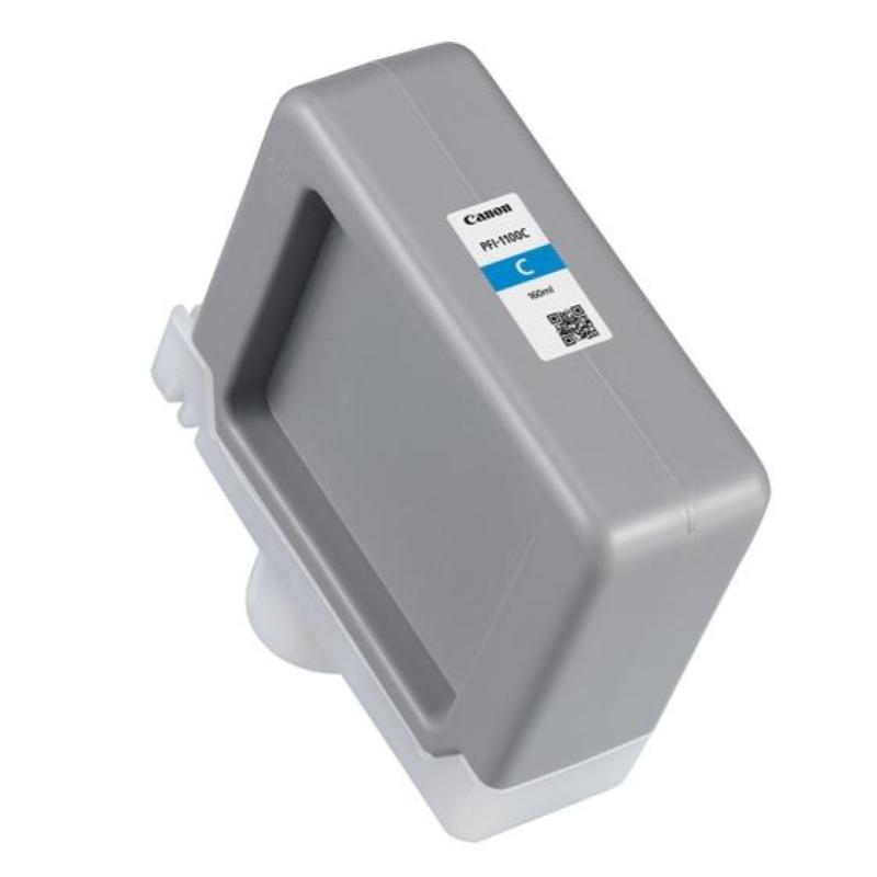 Canon pfi-1100 c serbatoio inchiostro ciano 160 ml per imageprograf pro-2000, pro-4000, pro-4000s, pro-6000, pro-6000s