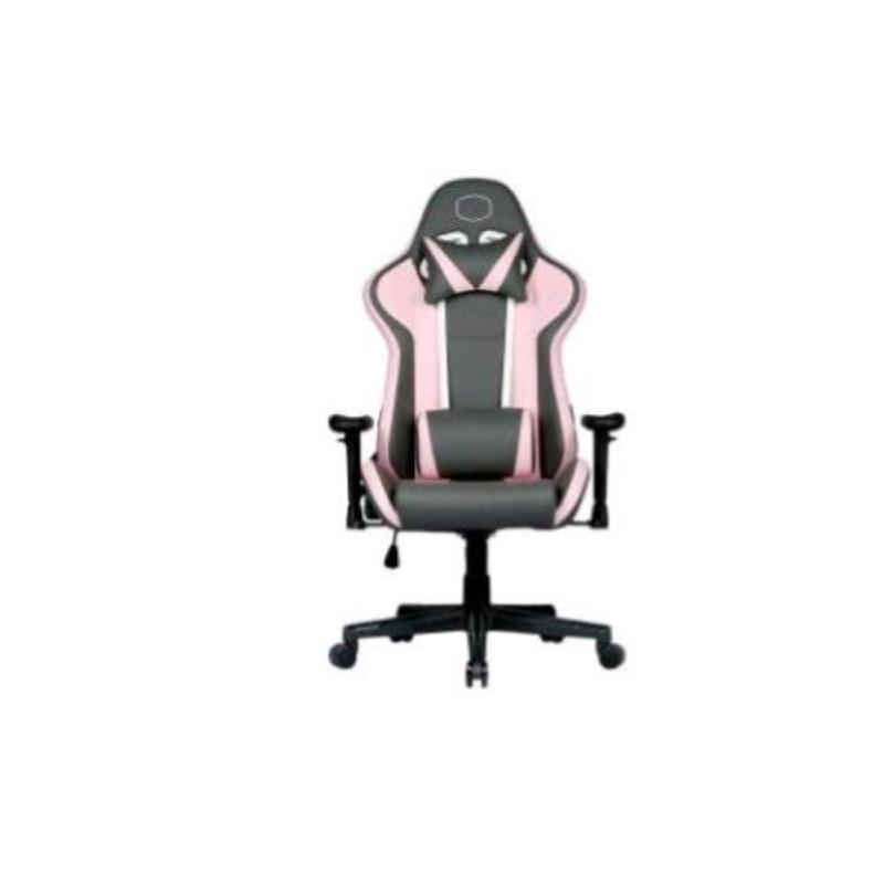 Cooler master r1s gaming caliber camo poltrona da gaming ergonomica regolabile imbottita rosa grigio