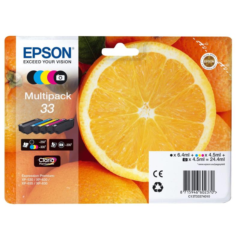 Epson oranges multipack 5-colours 33 claria premium ink
