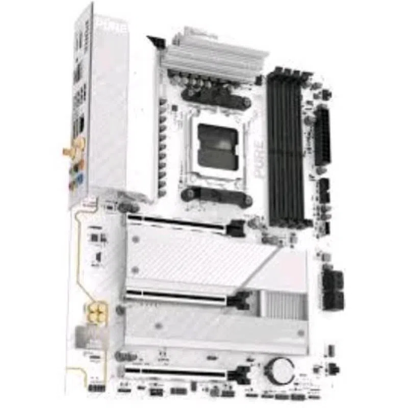 Sapphire pure b850a wi-fi 7 b850 am5 atx bianco — 2