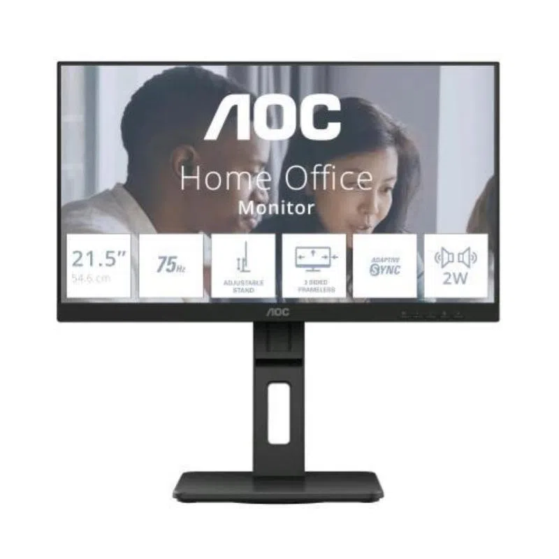 Aoc e2 22e2umf essential-line 21.5 led va full hd 16:9 contrasto 3000:1 75hz altoparlanti usb displayport hdcp 1.4 nero
