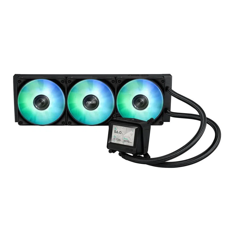 Asus max gaming lc 360 argb lcd processore raffreddatore di liquidi tutto in uno 12 cm nero — 2