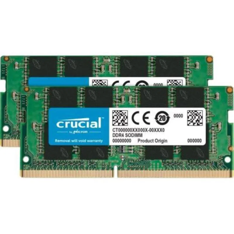 Crucial ct2k16g4sfra32a 32gb (2 x 16gb) ddr4 3.200mhz cl22 so-dimm