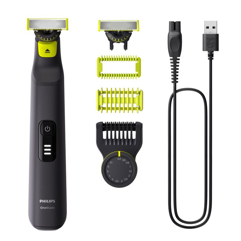 Philips qp6542-15 rifinitore viso e corpo wetedry autonomia 90 minuti oneblade pro 360