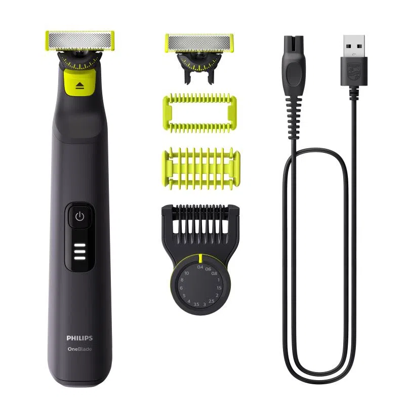 Philips qp6542-15 rifinitore viso e corpo wetedry autonomia 90 minuti oneblade pro 360