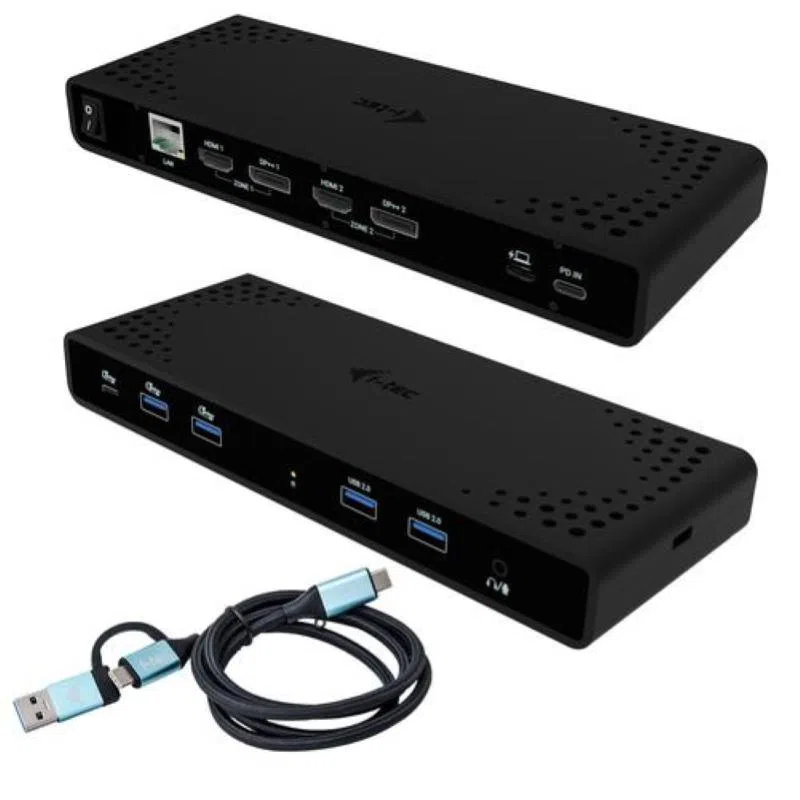 I-tec universal dual 4k display docking station, pd 85w — 2
